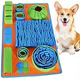Vivifying Schnüffelteppich Hunde, Waschbares, Interaktives Schnüffelspielzeug für Hunde, ideal für kleine & mittelgroße Vierbeiner, zur natürlichen Futtersuche und langsamem Fressen