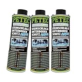 BandelOne enthält 3x1L PETEC Steinschlag Unterbodenschutz Kautschuk Überlackierbar Saugdose