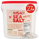 Grobes Meersalz, von SoSalt, sizilianisch, 12,5 kg, Lebensmitteleimer, Einkochen, Kochen, Grillen, Asado, Parilla, Steak, Trapani, Mittelmeer, Sizilien, Italien