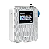 Blaupunkt PDB 200 Steckdosenradio FM/DAB/DAB+ Steckdosenradio Badezimmer, Küche & Schlafzimmer - Bluetooth DAB Radio Steckdose 2,4'-Farbdisplay mit Wecker und USB Ladebuchse