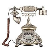 Klassische Retro Festnetztelefon Vintage Wired Telefon Old Fashioned Antique Style Home Office Telefon