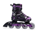 Fila Mädchen Wizy Alu Girl Inline Skate, schwarz/Magenta, 32-35