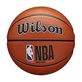 Wilson Basketball NBA DRV PRO, Outdoor, Tackskin Gummi, Größe: 7, Braun