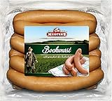 Bockwurst frisch | traditionelles Würstchen geräuchert | Bockwürste im Naturdarm | Curry-Wurst Premium-Qualität 10 x 110g