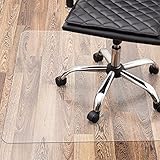 Floordirekt PRO - Bürostuhl Unterlage - transparente Bodenschutzmatte für Hartböden - Bodenmatte, Bodenschutz, Unterlegmatte (75 x 120 cm)