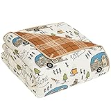 CuteKing Gewichtsdecke für Kinder: Gewichtsdecke mit hochwertigen Glasperlen – atmungsaktive, schwere Decke für bequemen Schlaf – dicke Decke für Kleinkinder für alle Jahreszeiten (3,2 kg, 101,6 x