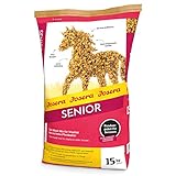 JOSERA Senior (1 x 15 kg) | PFERD SENIOR | Premium Pferdefutter für ältere & schwerfuttrige Pferde | Müsli-Mix für Vitalität bis ins hohe Pferdealter | nährstoffreich & leicht verdaulich | 1er Pack