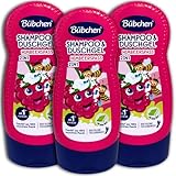 3 er Pack Bübchen 2in1 Shampoo & Duschgel Himbeerspaß 3 x 230ml