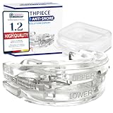 Anti-Schnarchschiene, Knirscherschiene Schnarch Aufbissschienen Für Nacht, Mundschiene gegen Schnarchen und Bruxismus, Verbessert Den Schlaf,Effektiver Schnarchstopper für Männer und Frauen, Weiß