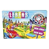 Hasbro Das Spiel des Lebens, Brettspiel für die ganze Familie für 2 – 4 Spieler, für Kinder ab 8 Jahren, enthält Bunte Stifte