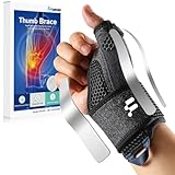 Fitomo Daumenbandage, 2-in-1 für Tenosynovitis von De Quervains, Arthritis, Klickfinger, Sehnenscheidenentzündung, Schmerzlinderung im Karpaltunnel, Daumenverstauchung