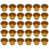 Festlicher Goldener Aluminium Kerzenbecher Kerzenhalter Tropfenfänger Sicher Für Zuhause Urlaub Party Dekoration Aluminium Kerzenbecher