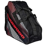 Sherwood Schlittschuhtasche, Inliner-Tasche für Erwachsene und Kinder, Eishockey-Bag, ideal für Rollschuhe und Eislaufschuhe (Redline)