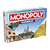 Winning Moves Monopoly Marseille auf Französisch – Brettspiel 8+ – Gesellschaftsspiel für 2 bis 6 Spieler – Gesellschaftsspiele für Familie auf Französisch
