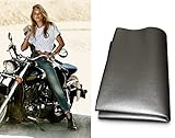 AB3-00652 Prunk Schwarz Sitzbankbezug Motorrad universal für Bikes Sitzbezug Sitzbank 100 x 70 cm mit Montageanleitung