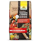 Neudorff NeudoHum Tomaten- u. Gemüseerde mit Extra-Kalium für mehr Aroma, torffrei 20 Liter Braun