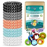 Olleeno® Mückenschutz Armband Moskito Insektenschutz Armband für Outdoor Camping Wandern Sport Anti Mückenarmband für Kinder und Erwachsene (15 Stück + 6 Mückenabwehr Aufkleber)