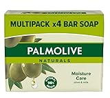 Golders Green UK Naturals Soap Bar Moisture mit Olivenmilch-Seifenstück, 4er-Pack, vegan, natürlichen Ursprungs, biologisch abbaubare Seife für Körper, Hände und Gesicht, GG SoapBar