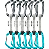EDELRID Expressset Pure Wire Set Sixpack, Slate-icemint