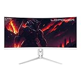 LC-POWER 34 Zoll Ultra WQHD Gaming Curved Monitor 3440x1440, 165Hz, HDR10, 1ms, 1500R, FreeSync, USB-Hub,KVM-Switch, LC-M34-Q-C-PRO