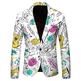 Generisch leichtes sakko Herren übergrößen Anzug Sommer Herren leinen 6XL Herren sakko sportlich modern übergröße Anzug Hemd Herren weiß große größen blazer Herren blau