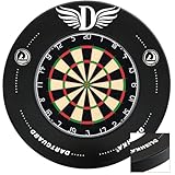 Dlishka Dartscheibe Dart ZubehöR-Dart Surround Eva,Dartscheibe Schutzring FüR Verpasste WüRfe,Einfache Montage FüR Zuhause&Outdoor,Der Dartscheibe Surround Ring. (Flügel, T:2.5CM)