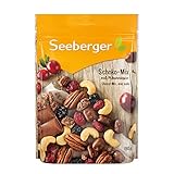 Seeberger Schoko-Mix, Einzigartige Schokoladen-Mischung mit Pekannüssen, Cashews, Cranberries und Kirschen - knackig & lecker (1 x 150 g)