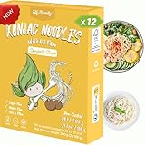 Elf-Family Spaghetti aus Konjak | Instant Nudeln 240g x 12er Box(24 pack) + 1 gratis randomisiert | Pasta aus Thailand/Vegan/Glutenfrei/Keto Diet Food/Low carb/Zuckerfrei