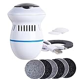 elektrischer Hornhautentferner, Hornhaut Entfernen Fuß Wiederaufladbar, Pediküre Set Fußpflege Hornhauthobel Hornhautraspel, Callus Remover Fußpflegegerät Electric