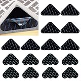 16 Stück Antirutschmatte für Teppich, Anti Rutschmatte Teppich Antirutschunterlage Anti Rutsch Matte Teppichs Teppichunterlage rutschfest Waschbare Wiederverwendbare