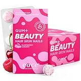 EACE Health Beauty Kaugummi – Zuckerfreier Kaugummi mit Kollagen & Biotin für Haut, Haare & Nägel, 12 x 8 Stück - Total 96 Stück