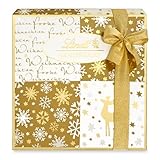 Lindt Schokolade | Goldstücke Pralinés-Schachtel | 300g | 29 edle Pralinés in 13 weihnachtlichen Sorten als Pralinenmischung, teilweise mit Alkohol | Premium Pralinen-Geschenkbox zu Weihnachten