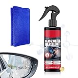 Windschutzscheiben-Imprägnierspray – 2-in-1-Autoglasreiniger und Regenschutzspray, langanhaltende Schutzbeschichtung | Anti-Streifen-Regenschutzmittel für die Windschutzscheibe von SUVs, LKWs, Pickups