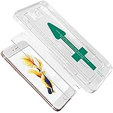 XeloTech Premium-Schutzglas für iPhone 8 Plus, 7 Plus, 6 Plus - Aus Panzerglas mit 9H+ Härte - Automatische Ausrichtung mit Schablone