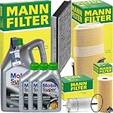 Mann + MOBIL 5W-40 Öl passend für BOXSTER + CAYMAN 987 2.7-3.4 S