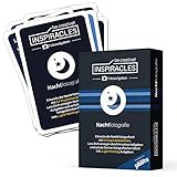 Foto Aufgaben Nachtfotografie und Lichtmalerei - Inspiration & Fotografieren Lernen mit 52 Aufgabenkarten, Edition Nacht, Astro-Landschaftsfotografie, Lightpainting Fotografie, in Pappschachtel