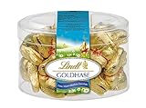 Lindt Schokolade Mini GOLDHASEN | 200 g | 20 x 10 g Mini GOLDHASEN | Vollmilch-Schokolade in Hasenform zu Ostern | Osterschokolade | Schokoladegeschenk | Schokoladenhasen | Osterhase