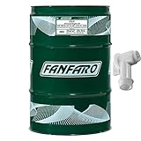 208 Liter FANFARO DSX 15W-40 Motoröl API CG-4/SL ACEA E7 A3/B3 inkl. Auslaufhahn