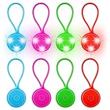 Aicharynic LED Blinklicht Schulranzen, 8 Stück LED Reflektoren Kinder Sicherheitslicht Reflektoren Schulranzen, wasserdichte Sicherheit Licht Reflektor Anhänger für Rucksack Joggen Wandern Laufen