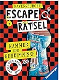 Ravensburger Escape Rätsel: Kammer der Geheimnisse - Rätselbuch ab 8 Jahre - Für Escape Room-Fans