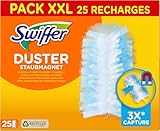 Swiffer Staubwedel Duster fängt & hält Staubentferner, fängt und hält 3 Mal mehr Haare und Staub als EIN gewöhnlicher Staubwedel, 25 Stück