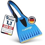 LICARGO Eiskratzer Auto mit Messingklinge [Made in Germany] | Effizient & langlebig | Scheibenkratzer Auto, Auto Eiskratzer Messing, Auto Kratzer (verbessertes Design - 2025)