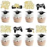 Wonmelody Party-Dekorationen für 8. Klasse, komplette Cupcake-Topper, 8. Klasse, Kuchendekoration, Klasse 2024, Dekor 'You Did It', 8. Klasse