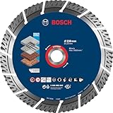 Bosch Accessories 1x Expert MultiMaterial Diamanttrennscheiben (für Beton, Ø 230 mm, Zubehör Großer Winkelschleifer)