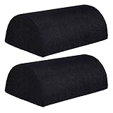 Uikdjgu 2X Ergonomische Fuß Kissen UnterstüTzung Fuß StüTze Unter Schreibtisch FüßE Schaum Kissen Schaum Fuß StüTzen Massage (Rutschfestes Tuch)
