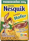 NESQUIK Schoko Hafer, Kakaohaltiges Getränkepulver mit Hafer zum Einrühren in Milch, 1er Pack (1 x 250g)