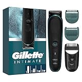 Gillette Body & Intimate Trimmer Herren i5 für den Körper & Intimbereich, SkinFirst Körper & Intimrasierer Mann mit lebenslang scharfen Klingen, wasserdicht, kabellos für Nass- und Trockenanwendung