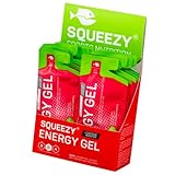 Squeezy Energy Gel Box (Cola & Koffein) 12er Pack - Sport Energy Gel für schnelle & dauerhafte Energie bei maximaler Verträglichkeit beim Laufen, Radsport, Marathon & Co.