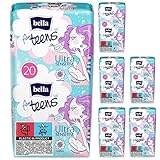 bella for teens Ultra Binden Sensitive: Ultradünne Binden Für Teenager, 6er Pack (6 X 20 Stück), Mit Flügeln ohne Duft…