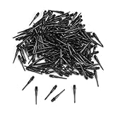 200 Stück Dart Spitzen Soft, SPRHR Schwarz Dartpfeile Kunststoffspitze, Dartspitzen Kunststoff Ersatzspitze, Verbessern Ihre Dartfähigkeiten